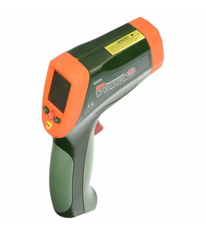Extech 42540-NIST High Temperature IR Thermometer -58°F to 1400°F (-50°C to 760°C) with NIST Calibration Certificate