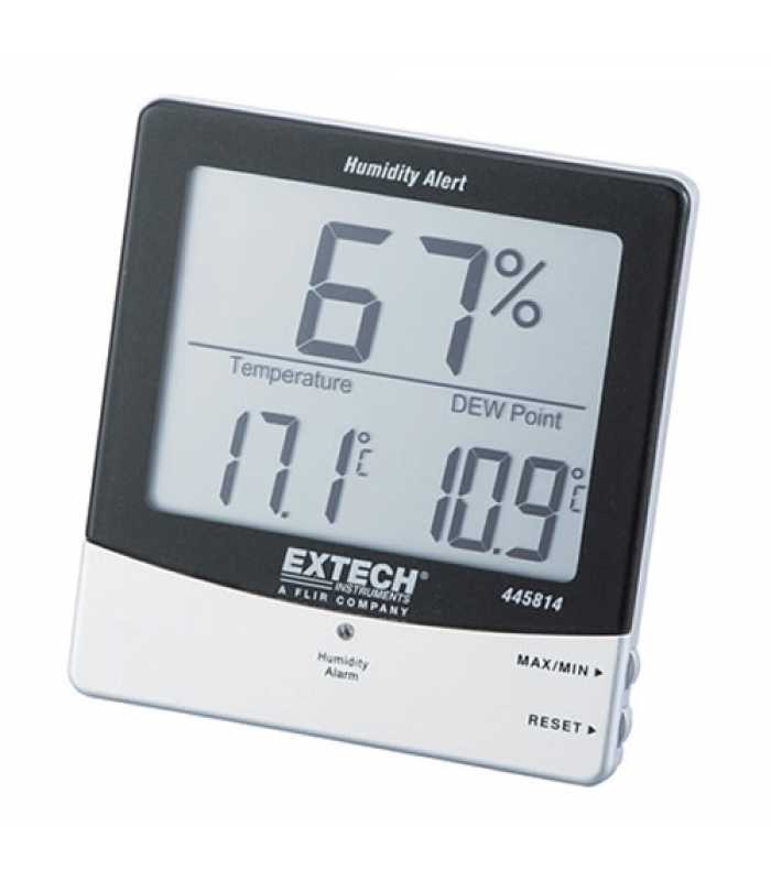 Extech 445814 [445814] Hygro-Thermometer Humidity Alert with Dew Point