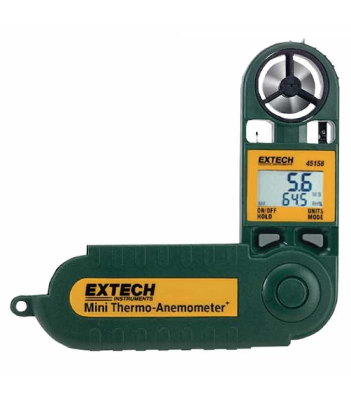 Extech 45158 Mini Thermo-Anemometer with Humidity Waterproof