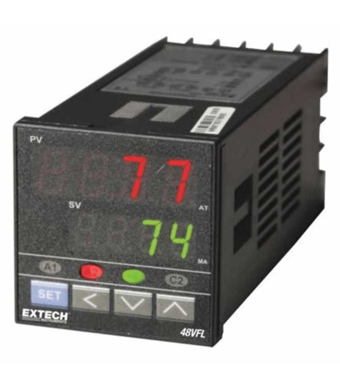 Extech 48VFL [48VFL11] Temperature PID Controller with One Relay Output, 1/16 DIN