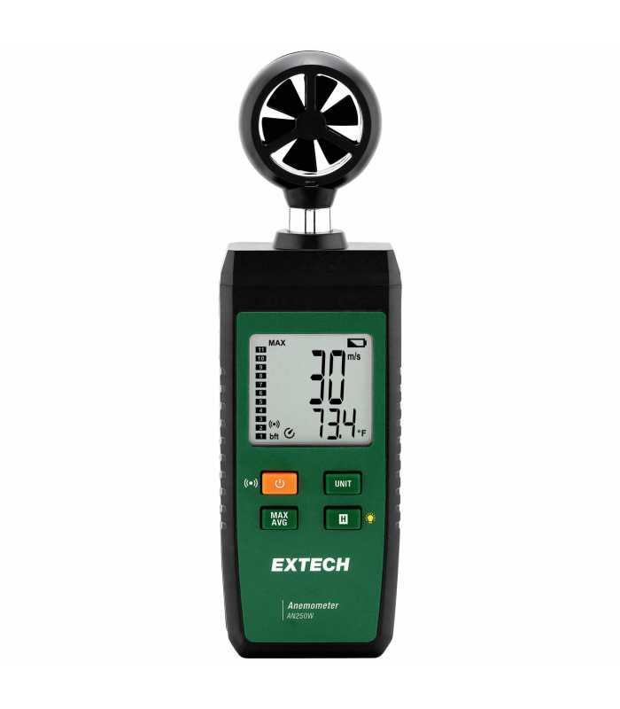 Extech AN250W Anemometer with Connectivity to ExView® App