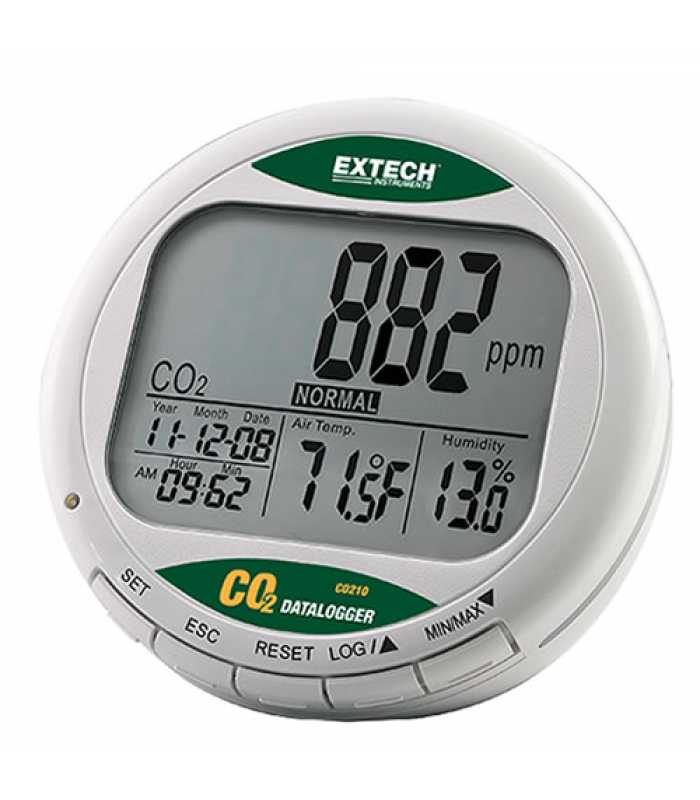 Extech CO210 Desktop Indoor Air Quality CO2 Monitor/Datalogger