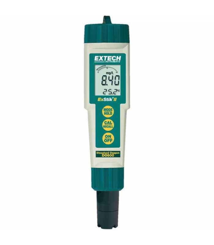 Extech DO600 Waterproof ExStik II Dissolved Oxygen Meter DO Sensor