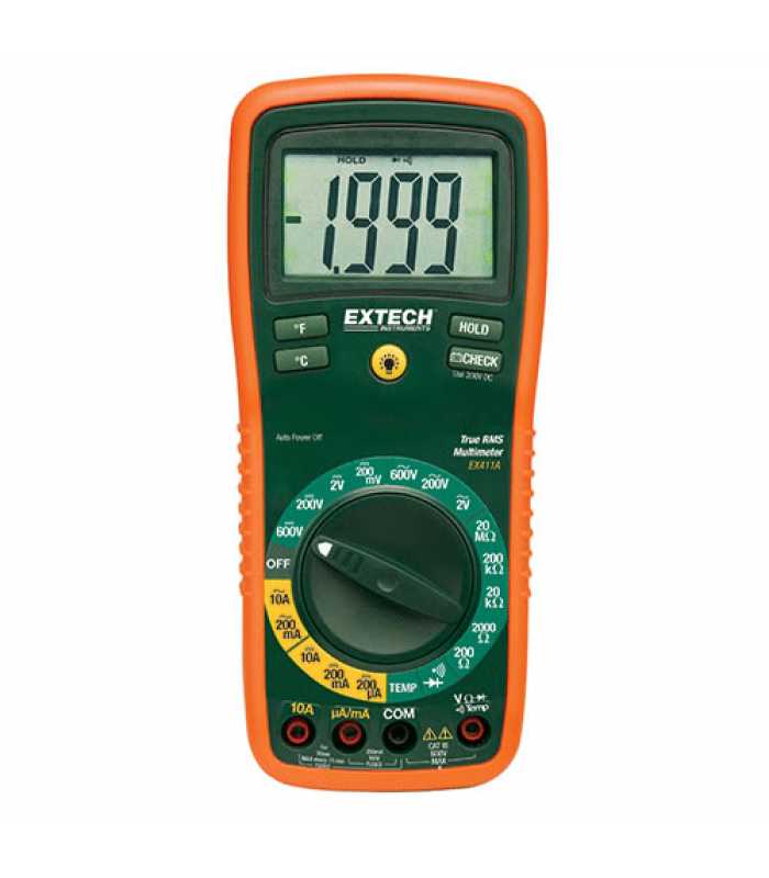 Extech EX411A 8 Function True RMS Professional MultiMeter*DISCONTINUED*