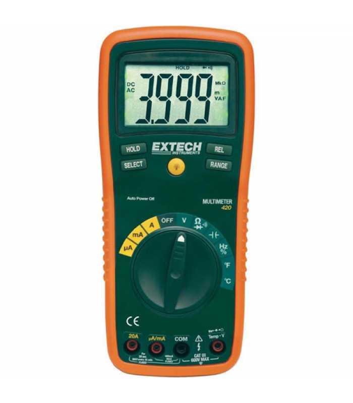 Extech EX420 [EX420-NIST] Autoranging Multimeter, 20A & NIST Calibration*DIHENTIKAN*