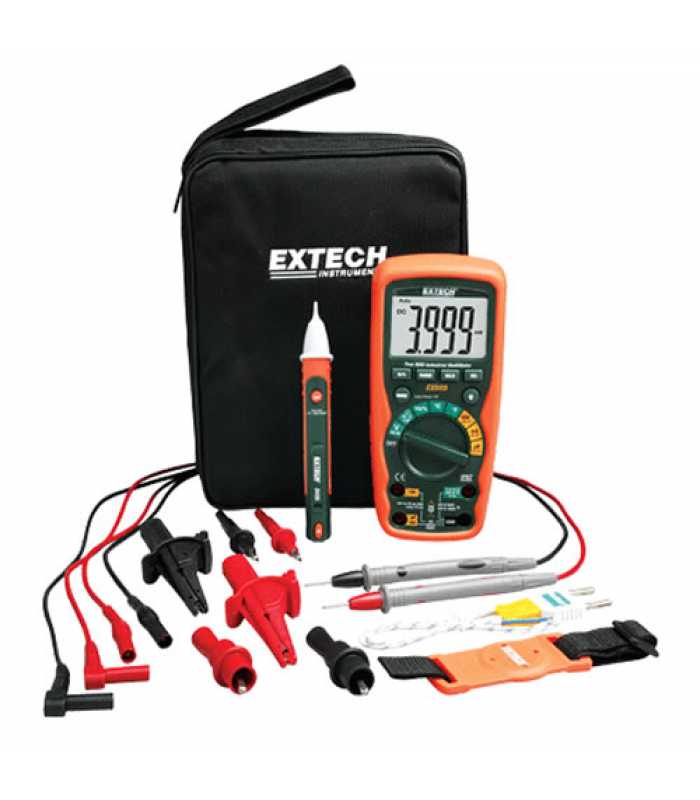 Extech EX505 [EX505-K] Heavy Duty Industrial Multimeter Kit, CAT IV