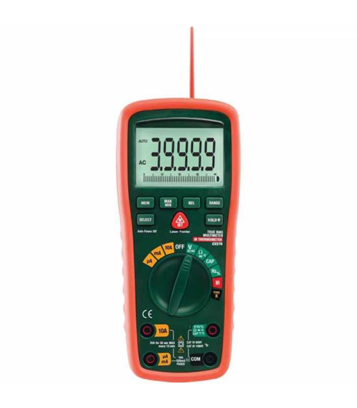 Extech EX570 [EX570] 12 Function True RMS Industrial MultiMeter with IR Thermometer (DISCONTINUED SEE EX470)