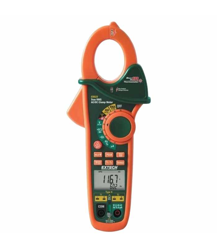 Extech EX-622 [EX622] 400A True RMS AC Clamp Meter with IR Thermometer*DIHENTIKAN LIHAT EX623*
