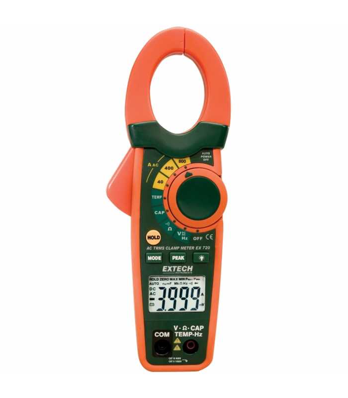 Extech EX-720 [EX720] 800A AC Clamp Meter *DISCONTINUED SEE EX820*
