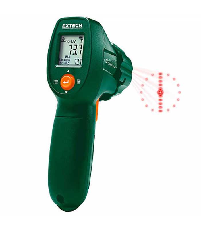 Extech IR300UV IR Thermometer with UV Leak Detector -22 to 932°F (-30 to 500°C)