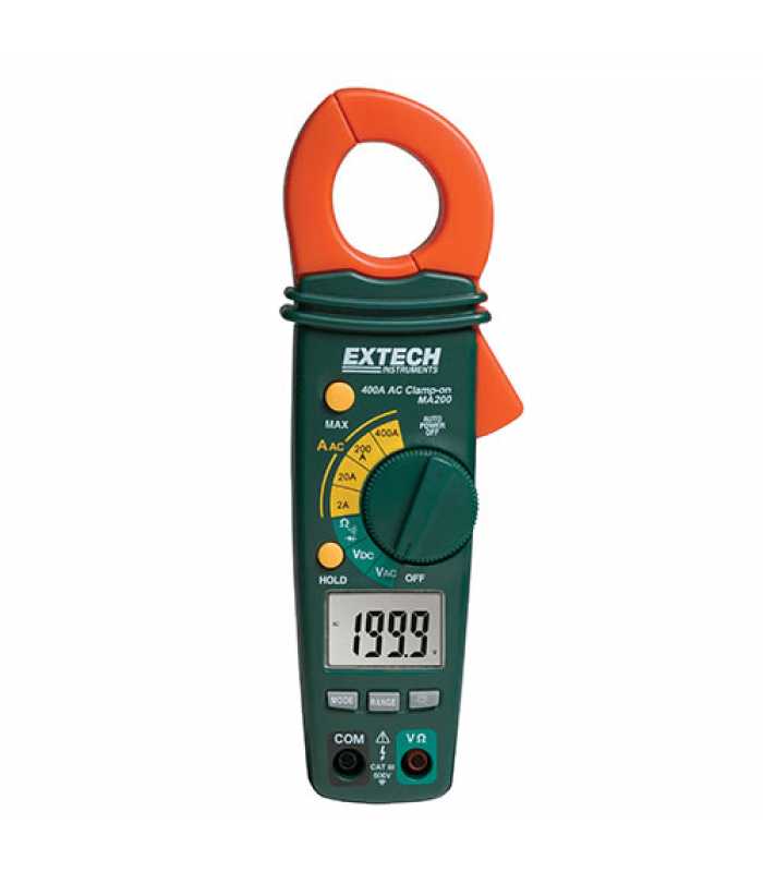 Extech MA-200 [MA200] 400A AC Clamp Meter *DISCONTINUED SEE MA440*