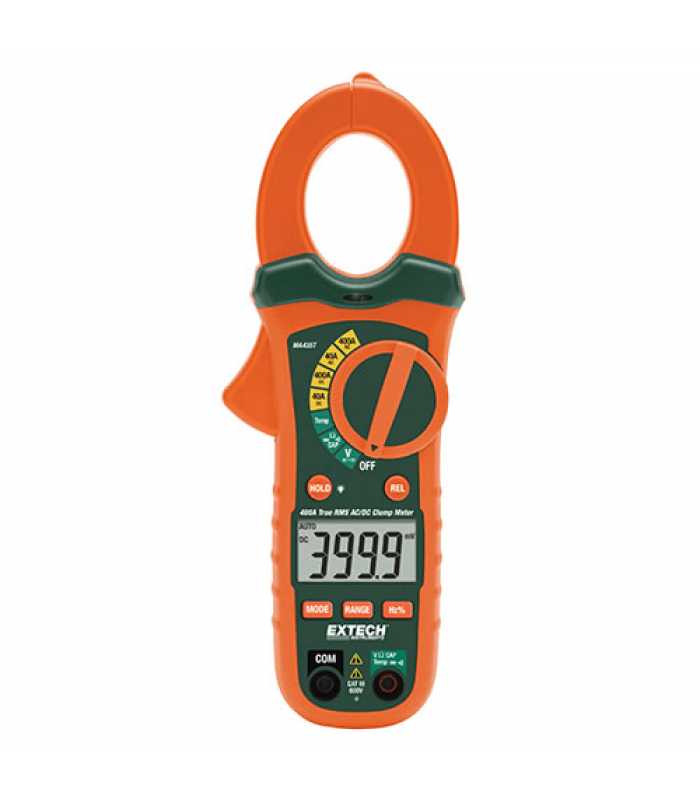 Extech MA-435T [MA435T] 400A True RMS AC/DC Clamp Meter + NCV *DISCONTINUED SEE MA445*