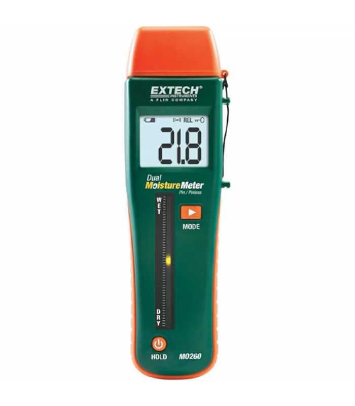 Extech MO260 Combination Pin/Pinless Moisture Meter Monitor