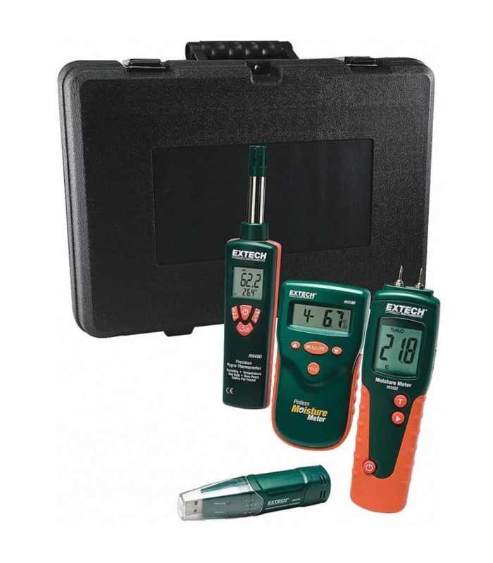 Extech MO280 [MO280-RK] Restoration Contractor's Kit with MO280 Pinless Moisture Meter