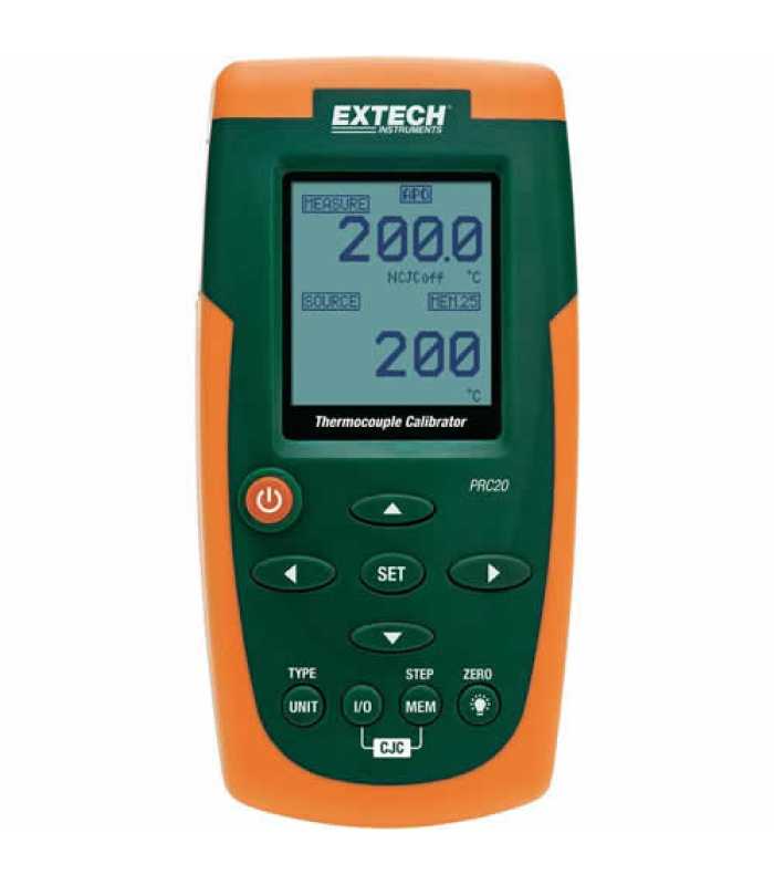 Extech PRC20 [PRC20-NIST] Thermocouple Calibrator with NIST Certiicate