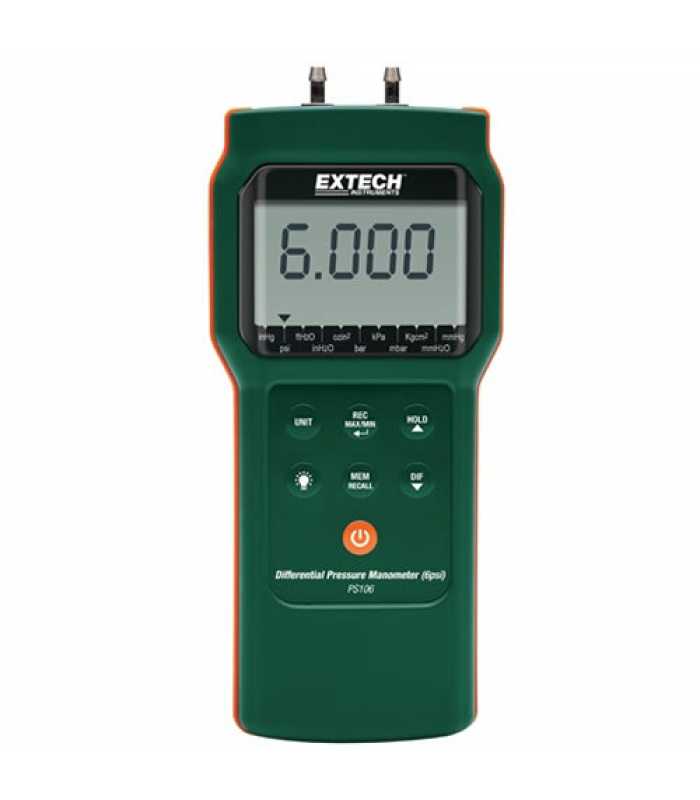 Extech PS106 [PS106] Differential Pressure Manometer (6psi)
