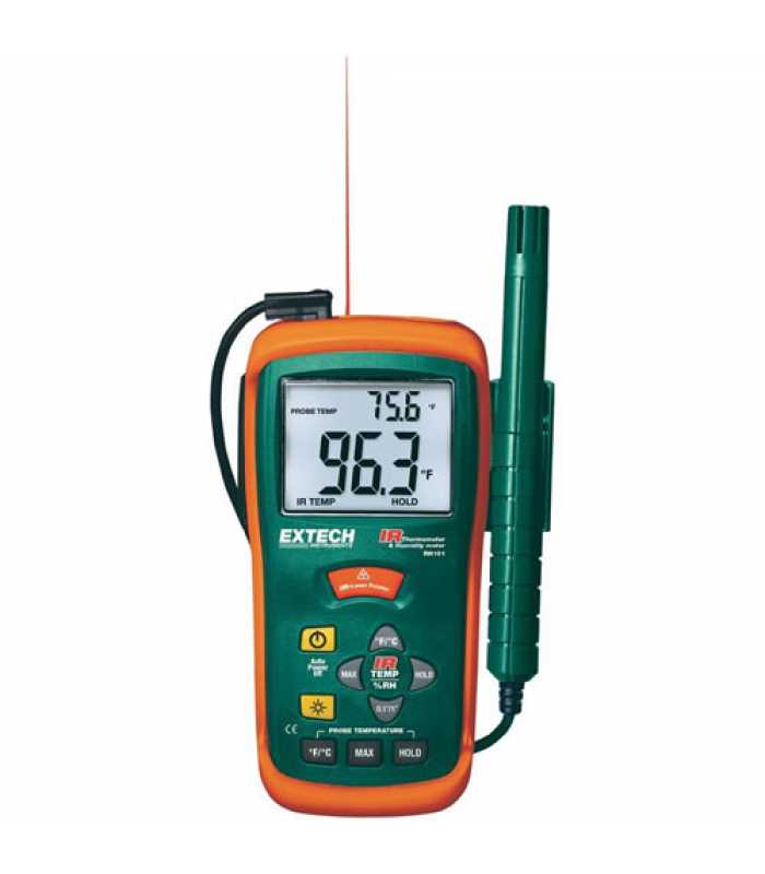 Extech RH101 Hygro-Thermometer and IR Thermometer