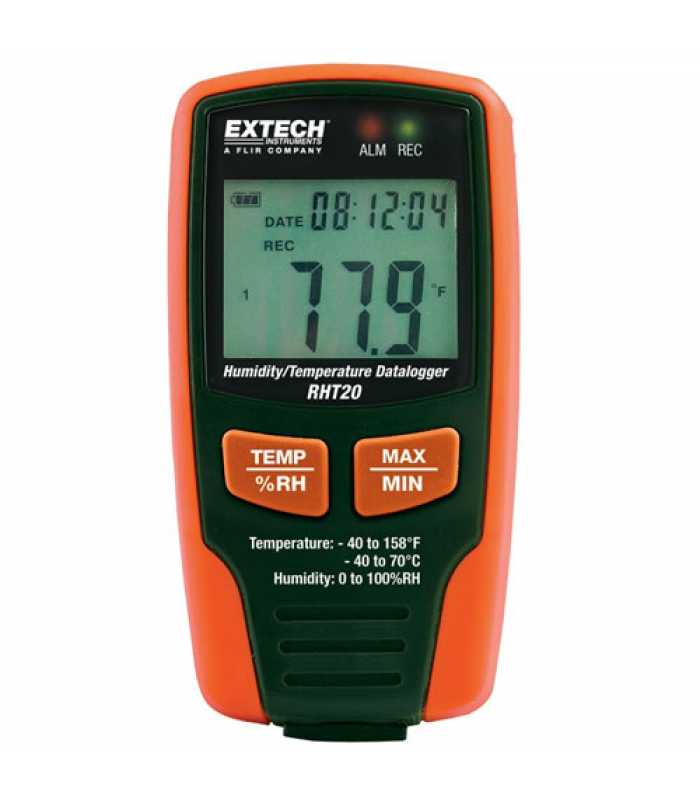 Extech RHT20 USB Humidity/Temperature Data Logger with LCD