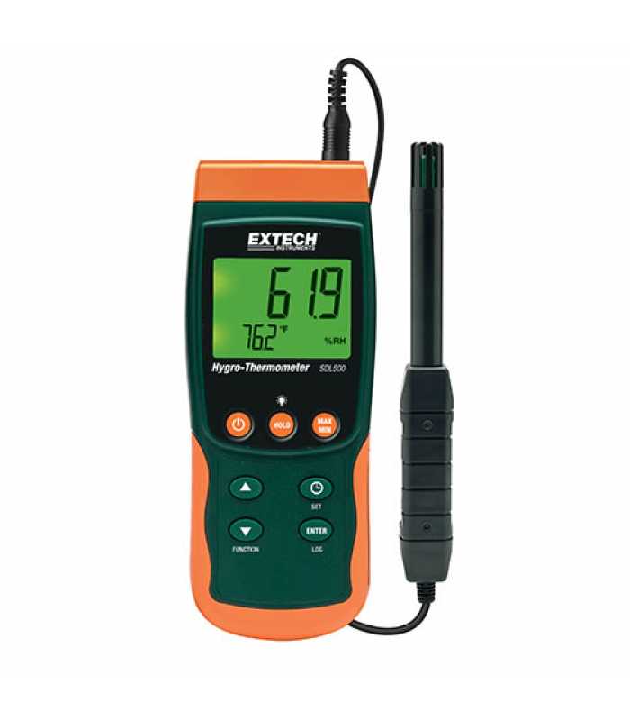Extech SDL500 [SDL500-NIST] Hygro-Thermometer / Datalogger with NIST Calibration