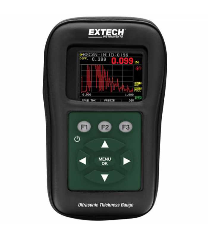 Extech TKG250 Color Waveform Ultrasonic Thickness Gauge/Data Logger