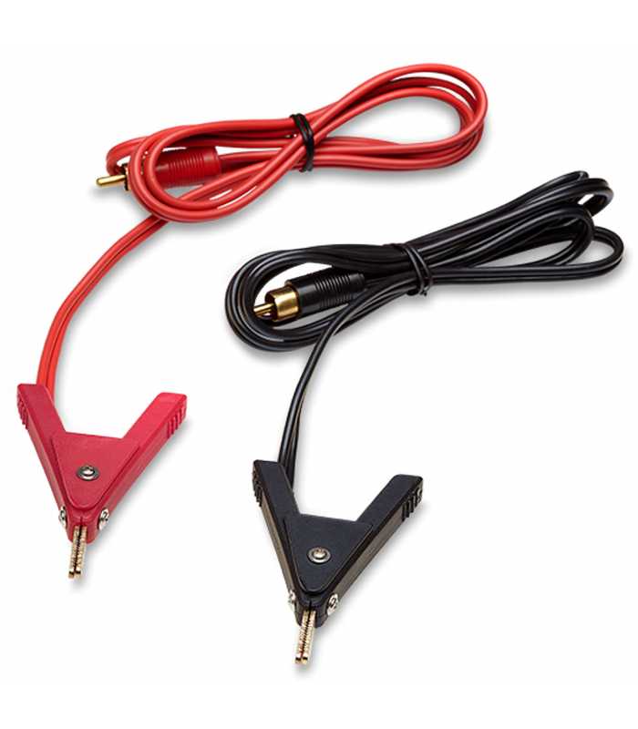 Extech UM200-KTL 4-Wire Cables with Kelvin Clip Connector Test Leads