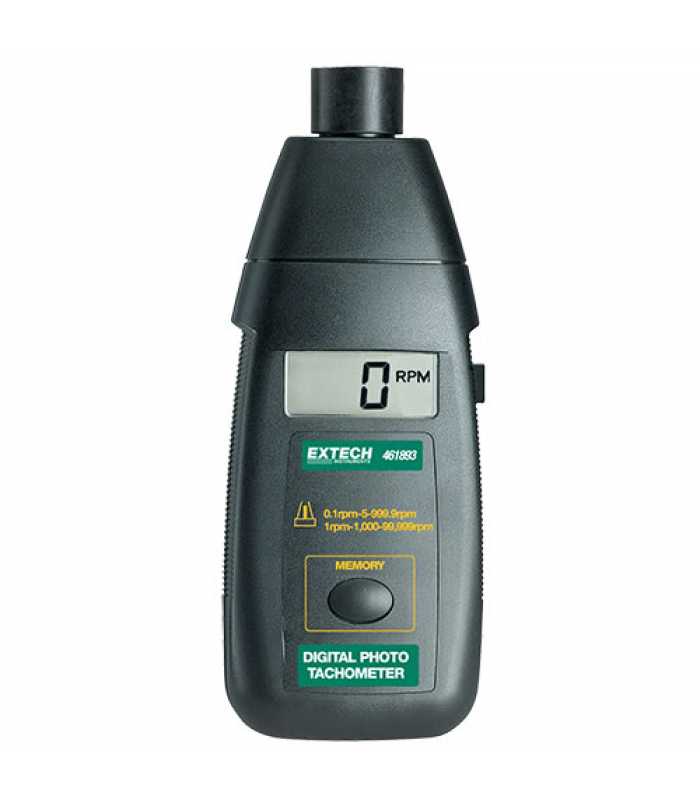 Extech 461893 Photo Tachometer, 99,999 rpm*DISCONTINUED SEE Extech 461920*