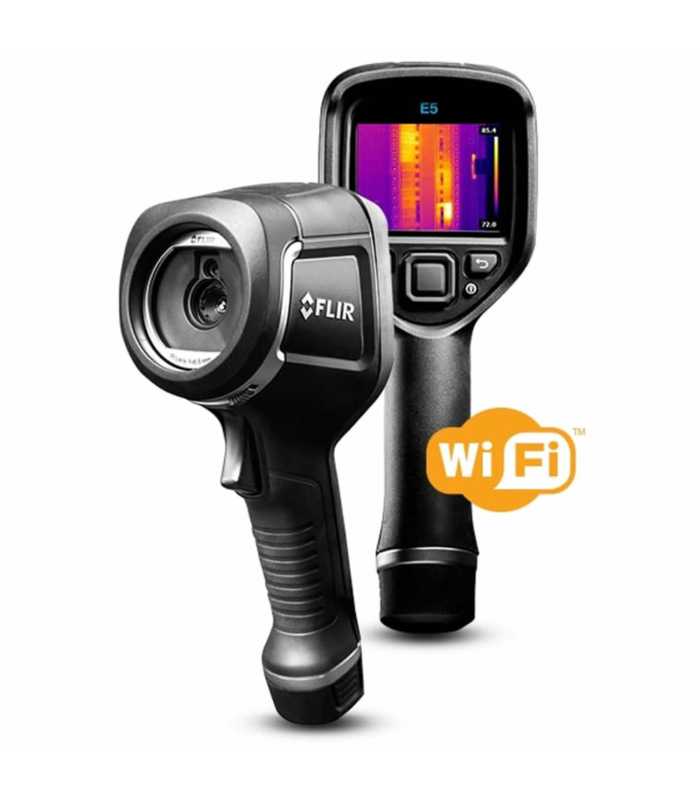 FLIR E5-XT-NIST [63909-1004-NIST] Infrared (IR) Camera with Extended Temperature Range and NIST Calibration 15°C To 50°C (5°F To 122°F)