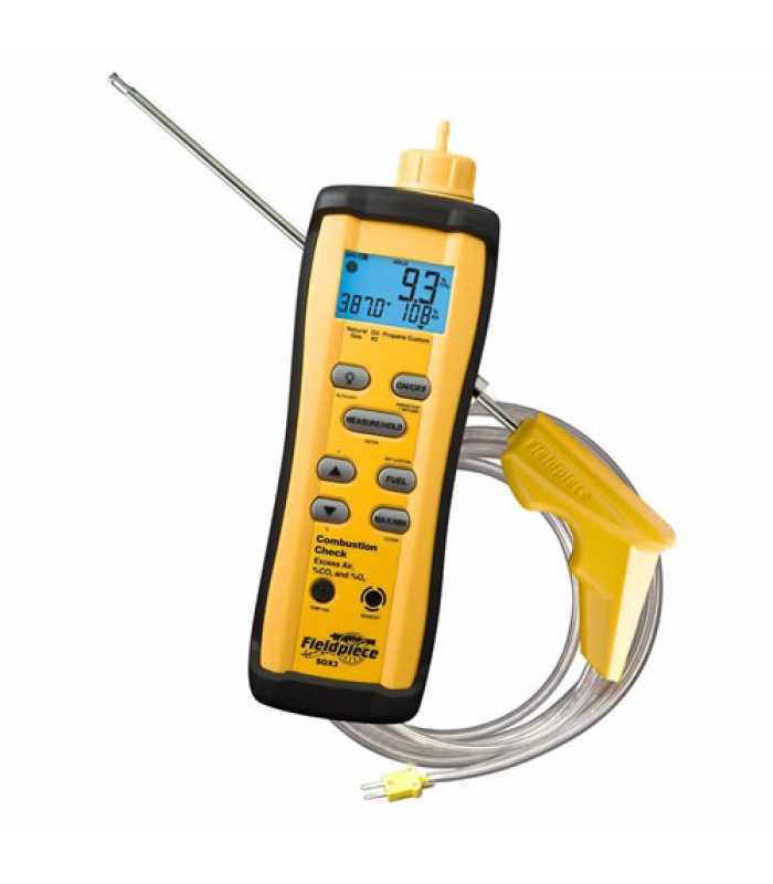 Fieldpiece SOX3 Combustion Checker with Auto Pump