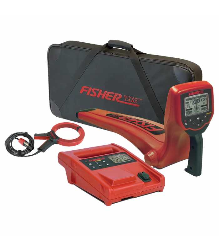 Fisher Labs TW9000 [TW9000-CC5] Multi-Frequency Underground Utility Locator with Soft Carrying Case & Clamp 