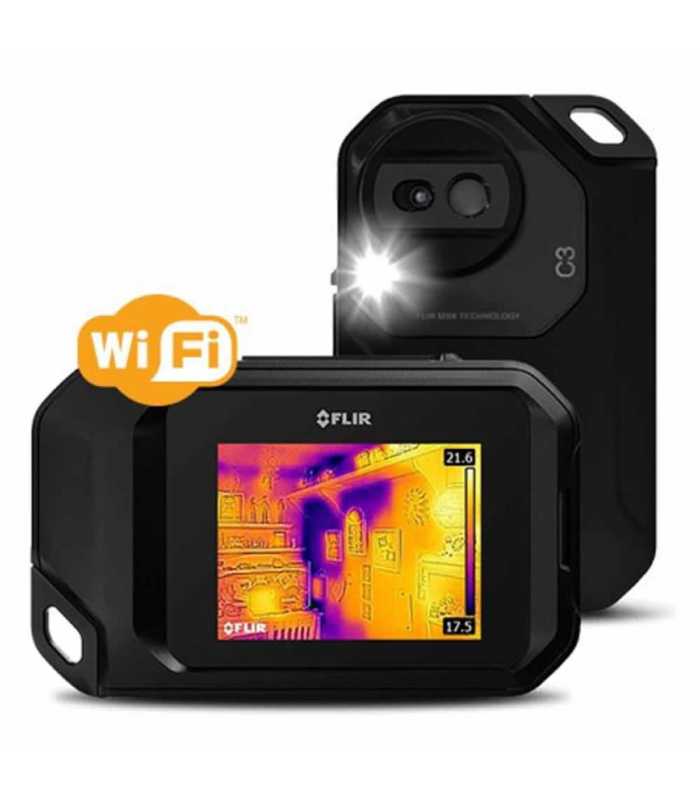 FLIR C3 [72003-0303] Compact Thermal Imaging System with Wi-Fi -10°C to 150°C (14°F to 302°F)
