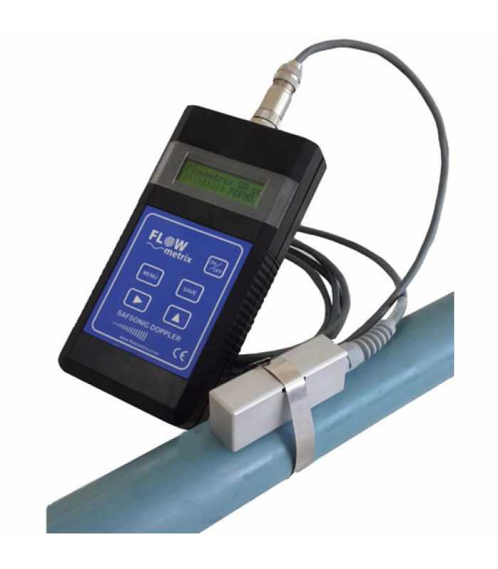 Flow Metrix PDFM3L SAFSONIC Portable Ultrasonic Flow Meter 1”-120” (25-3000mm] Pipe