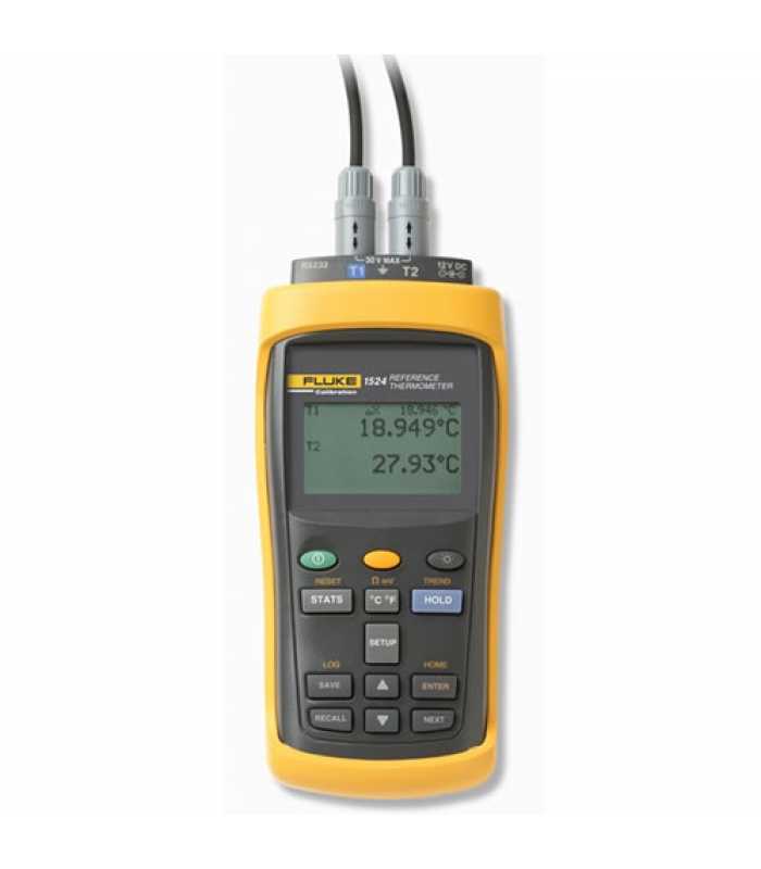 Fluke Calibration 1524 [1524-P2-256] Dual Channel Reference Thermometer with Datalogger
