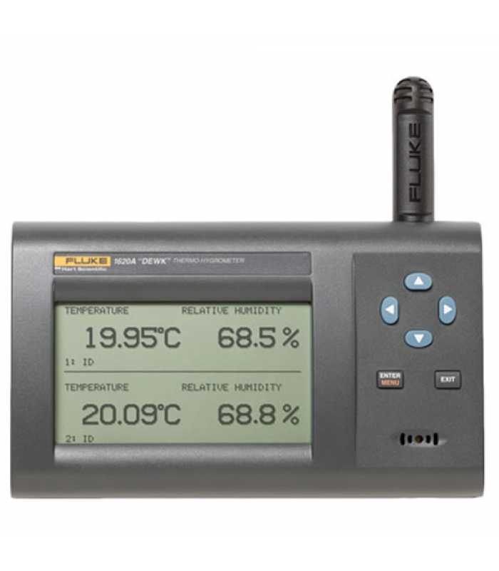 Fluke Calibration 1620A [1621A-H-256] DewK Thermo-Hygrometer with Value Kit