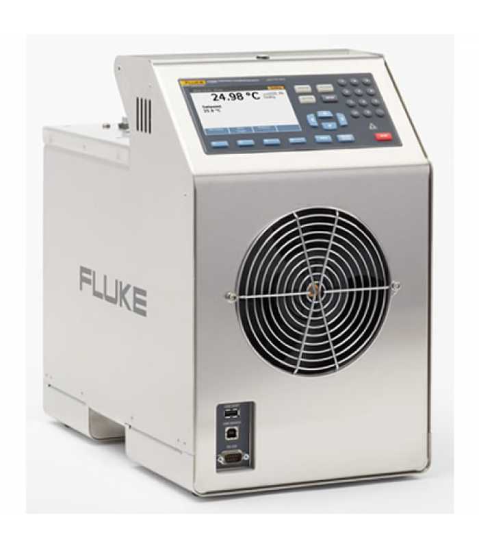 Fluke Calibration 7109A [7109A-256] Portable Temperature Calibration Bath, -25 °C to 140 °C (-13 °F to 284 °F), 230VAC