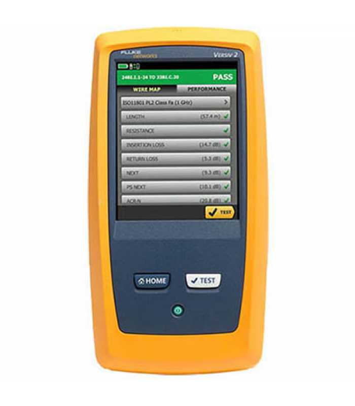 Fluke Networks DSX25000 [DSX2-5000] Versiv 2 CableAnalyzer Copper Certifier with Integrated Wi-Fi