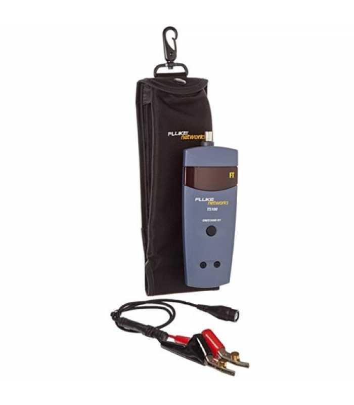 Fluke Networks TS 100 [26500390] Cable Fault Finder with Case, BNC to Angled Bed Of Nails Line Cord