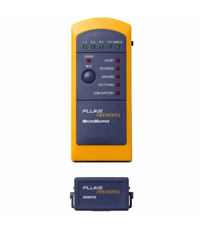 Fluke Networks MicroMapper [MT-8200-49A] Twisted Pair Cable Tester