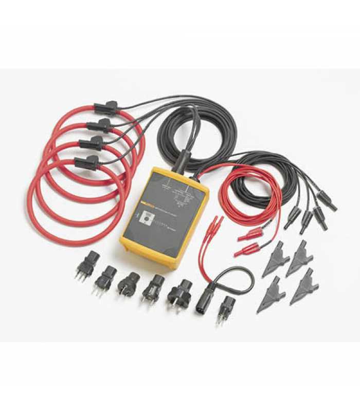 Fluke 1743 Three-Phase Power Quality Logger Memobox with Flexible Current Probes