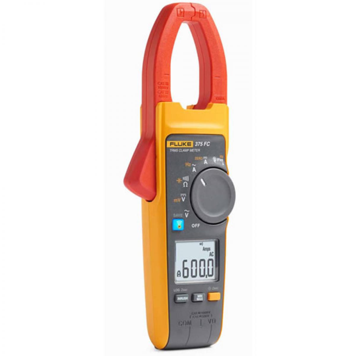 Fluke 375 FC [FLUKE-375FC] 600V AC/DC Wireless True-RMS Clamp Meter ...