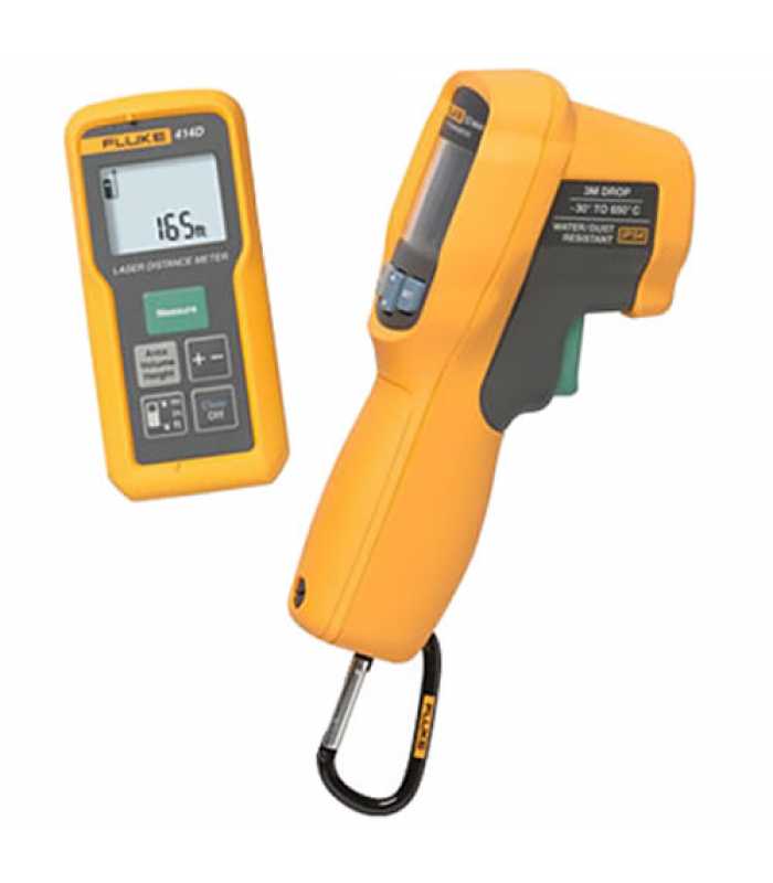 Fluke 414D/62 MAX+ [FLUKE-414D/62MAX+] Laser Distance Meter and Infrared Thermometer Kit