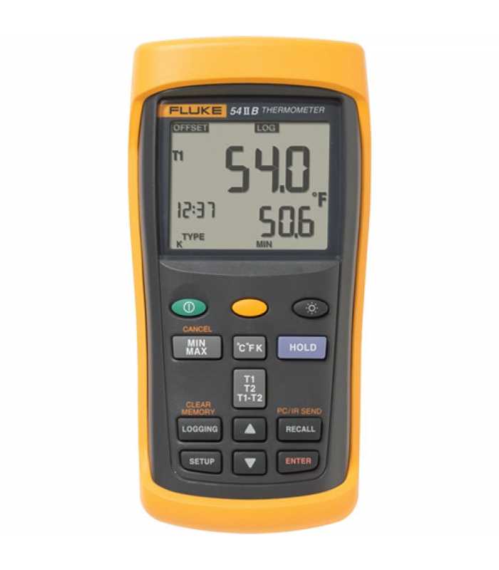 Fluke 54-2 B [FLUKE-54-2 B 60HZ] Dual-Input Digital Thermometer with Data Logging