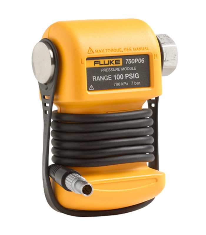 Fluke 750P [FLUKE-750P29] High-Pressure Module, 0 to 3000 psi, 0 to 200 bar, 0 to 20 MPa (Stainless Steel)