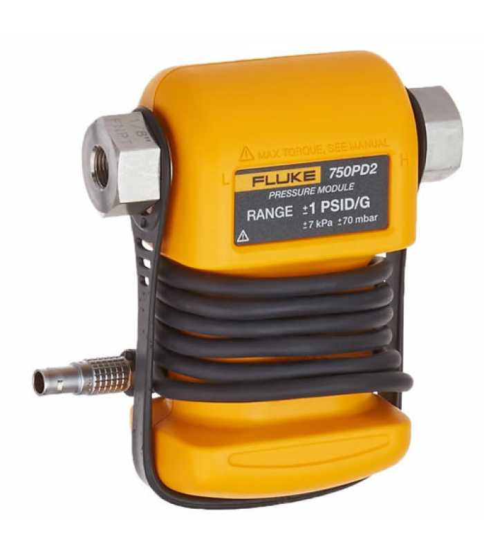 Fluke 750P [FLUKE-750PD3] Dual Pressure Module, -5 to 5 psi, -350 to 350 mBar, -35 to 35 kPa (Stainless Steel)