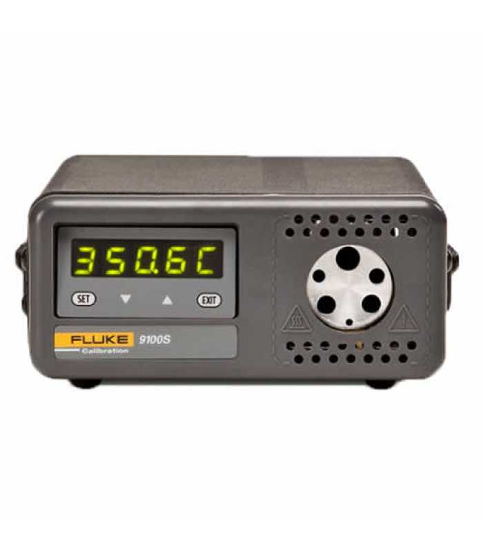 Fluke Calibration 9100 [9100S-B-256] Handheld Dry-Well Temperature Calibrator with Block "B", 35 °C to 375 °C (95 °F to 707 °F)