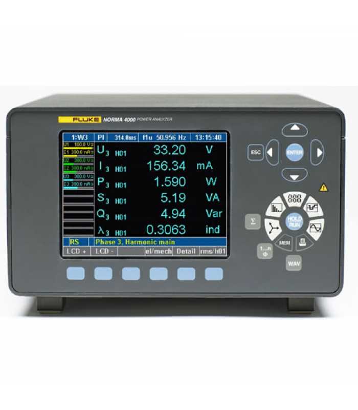 Fluke Norma 4000 [N4K 3PP54I] Power Analyzers, 3-phase with PP4 Power Phase Module