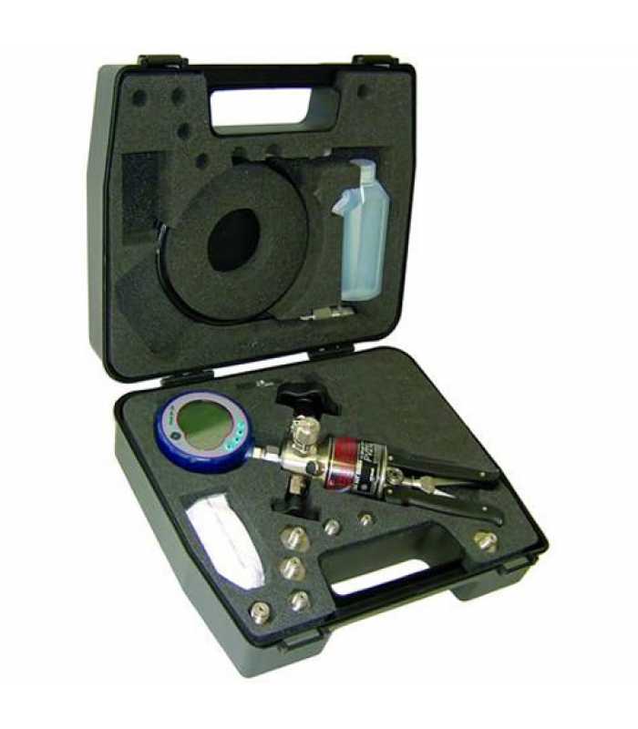 Druck PV212 [PV212-23-104-N-16G] Hydraulic Test Kit with PV212 Hand Pump 15,000 psi, DPI 104 Gauge 1000 psi (70 bar) Gauge, NPT Adaptors, PRV, Hose & Case