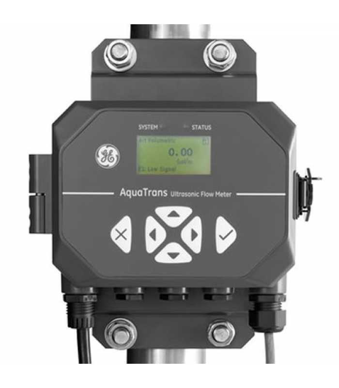 GE Panametrics AquaTrans AT600 [AT6-C1-CR05-48IN-1-1AAT01E-0] Ultrasonic Flow Meter C-RS Transducers, 0.5MHz, IP66 (12 to 48 Inch Pipes)