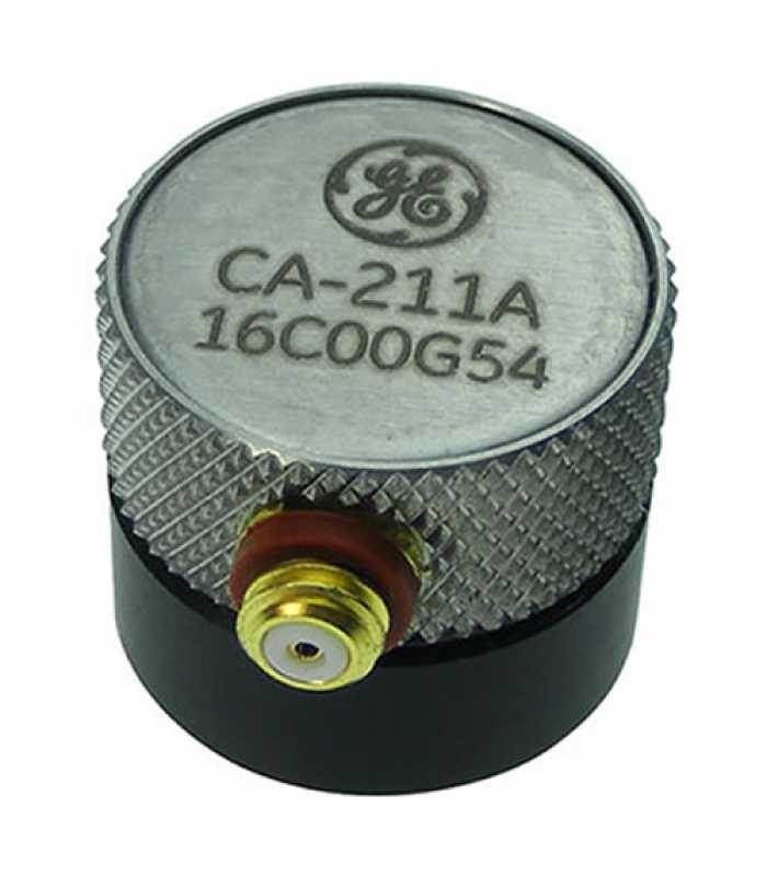 GE Inspection Technologies CA211A [113-544-000] 5 MHz 0.75 Inch Contact Dia. Contact Probe Requires C-604 Cable