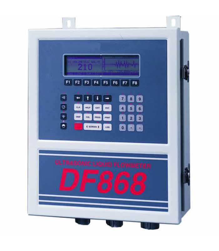 GE Panametrics DigitalFlow DF868 Single Channel Ultrasonic Flow Meter 220 to 240 VAC
