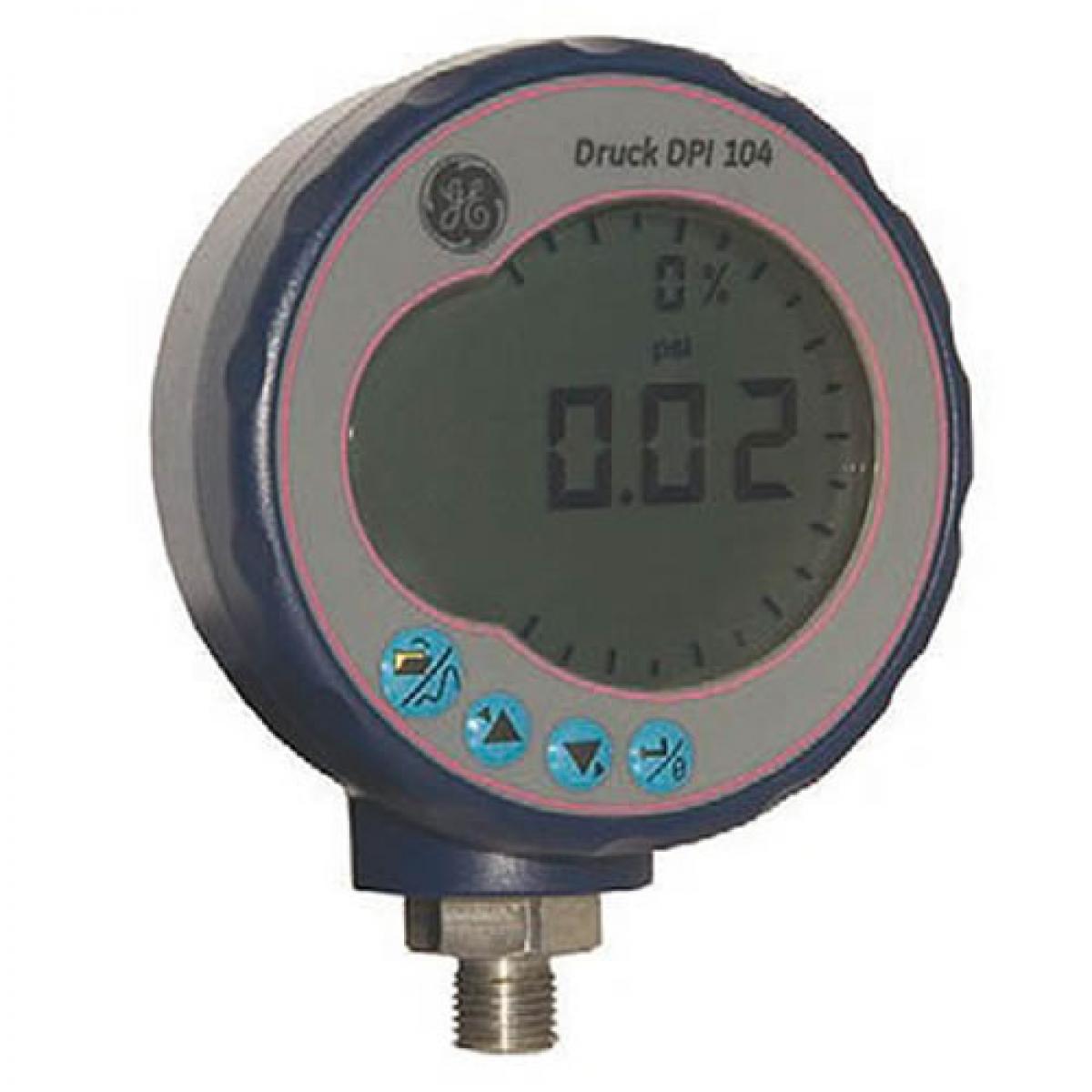 GE Druck DPI 104 [DP104-1-20BAR-A] Digital Pressure Test Gauge, 20 Bar ...